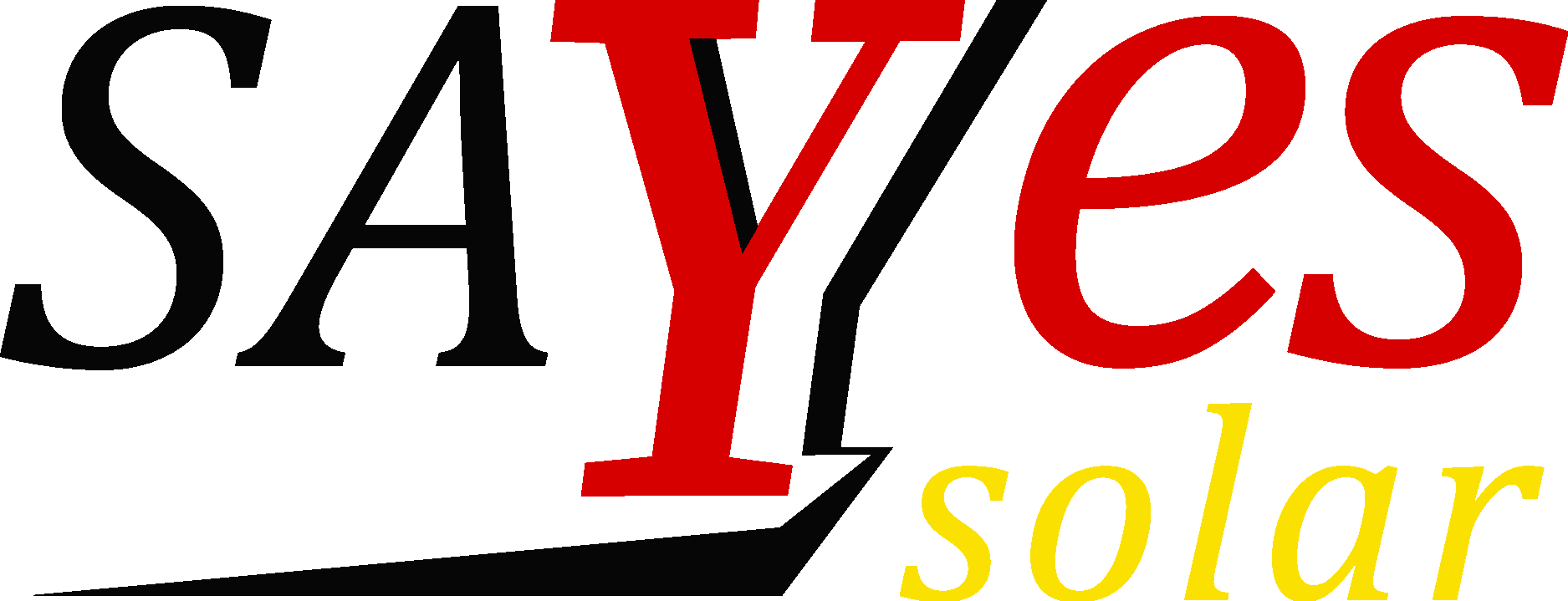 SayYes Solar Logo Vector Logo